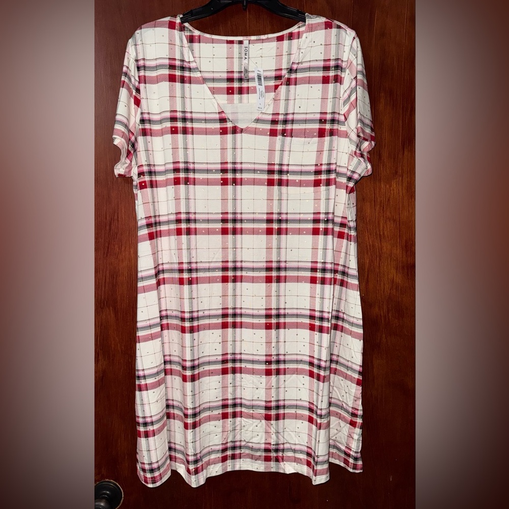 New Soma XXL Cool Nights Sleep Shirt